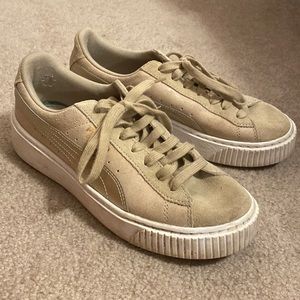 Puma Suede Platform Shoes